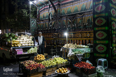 سیاه پوش شدن کوچه‌ها و خیابان‌ها در عزای امام حسین(ع)