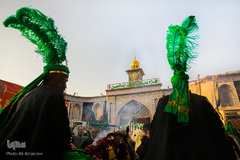 ورود نمادین کاروان امام حسین(ع) به شهر کربلا