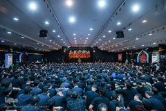 مراسم عزاداری اباعبدالله الحسین (ع) در محله باغ فیض