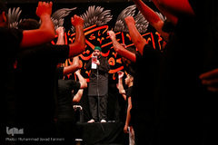 مراسم عزاداری اباعبدالله الحسین (ع) در محله باغ فیض