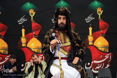 اجرای مراسم تعزیه خوانی در بازار تهران