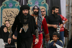 اجرای مراسم تعزیه خوانی در بازار تهران