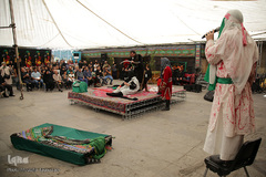 اجرای مراسم تعزیه خوانی در بازار تهران