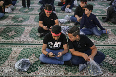 تجمع نوجوانان عاشورایی در حرم حضرت عبدالعظیم حسنی(ع)