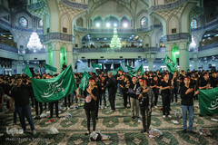 تجمع نوجوانان عاشورایی در حرم حضرت عبدالعظیم حسنی(ع)
