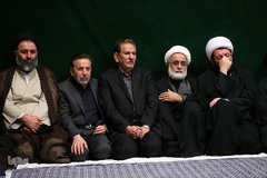 دومین شب عزاداری حضرت اباعبدالله الحسین (ع) در حسینیه امام‌خمینی(ره)