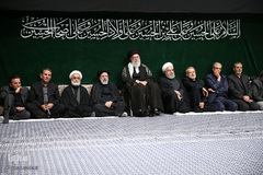 دومین شب عزاداری حضرت اباعبدالله الحسین (ع) در حسینیه امام‌خمینی(ره)