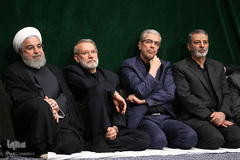 دومین شب عزاداری حضرت اباعبدالله الحسین (ع) در حسینیه امام‌خمینی(ره)