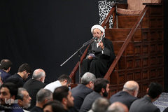 دومین شب عزاداری حضرت اباعبدالله الحسین (ع) در حسینیه امام‌خمینی(ره)