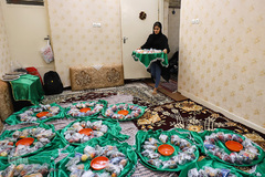 مراسم نمادین سینی حضرت قاسم(ع) در اهواز