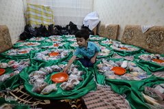 مراسم نمادین سینی حضرت قاسم(ع) در اهواز