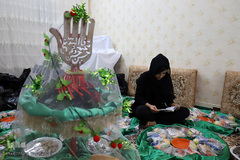 مراسم نمادین سینی حضرت قاسم(ع) در اهواز