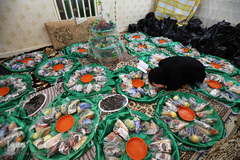 مراسم نمادین سینی حضرت قاسم(ع) در اهواز