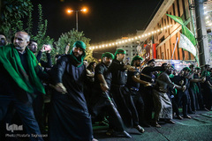 آیین مشعل گردانی در دولت آباد