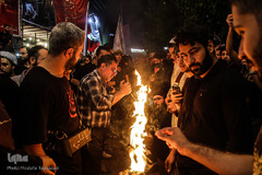 آیین مشعل گردانی در دولت آباد