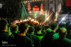 آیین مشعل گردانی در دولت آباد