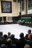 مراسم عزاداری شب عاشورای حسینی در حسینیه امام‌خمینی(ره)