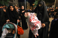 عزدارای خرمشهری‌ها در شب عاشورا