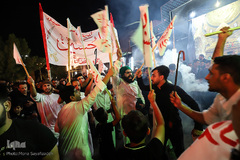 عزدارای خرمشهری‌ها در شب عاشورا