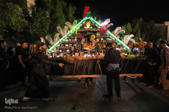 عزدارای خرمشهری‌ها در شب عاشورا