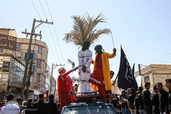 عزدارای ظهر عاشورا در شادگان