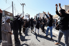 عزدارای ظهر عاشورا در شادگان