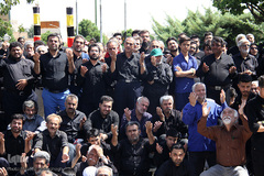 عزدارای ظهر عاشورا در سمنان