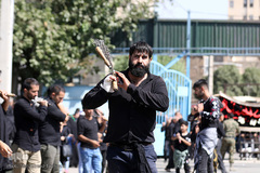 عزدارای ظهر عاشورا در کرج