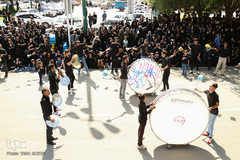 عزدارای ظهر عاشورا در آستانه علوی