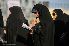 مراسم خیمه سوزان در میدان امام حسین (ع)