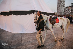 مراسم خیمه سوزان در میدان امام حسین (ع)