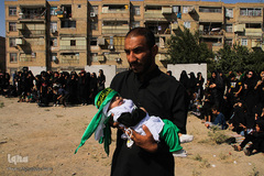 مراسم شبیه خوانی در شهرک عرب‌های مشهد