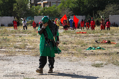 مراسم شبیه خوانی در شهرک عرب‌های مشهد