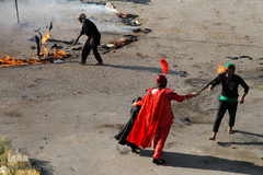 مراسم شبیه خوانی در شهرک عرب‌های مشهد