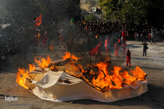 مراسم شبیه خوانی در شهرک عرب‌های مشهد