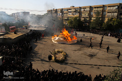 مراسم شبیه خوانی در شهرک عرب‌های مشهد