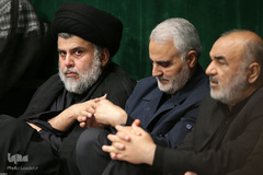 مراسم عزاداری شب شام غریبان حسینی(ع) در حسینیه امام‌خمینی(ره)