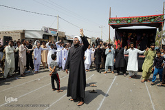 عزاداری ظهر عاشورا در منطقه محروم جازموریان
