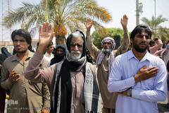 عزاداری ظهر عاشورا در منطقه محروم جازموریان