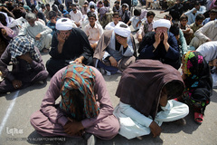 عزاداری ظهر عاشورا در منطقه محروم جازموریان