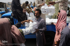 عزاداری ظهر عاشورا در منطقه محروم جازموریان