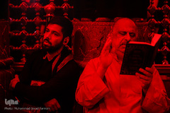 حرم مطهر امام حسین(ع) در شام غریبان