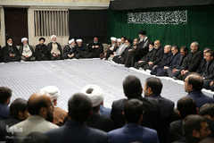 آخرین شب مراسم عزاداری حضرت اباعبدالله الحسین(ع) در حسینیه امام خمینی(ره)