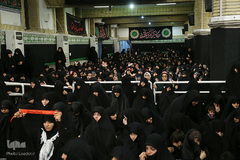 آخرین شب مراسم عزاداری حضرت اباعبدالله الحسین(ع) در حسینیه امام خمینی(ره)