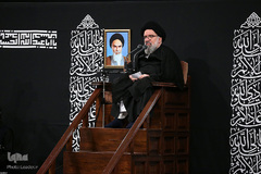 آخرین شب مراسم عزاداری حضرت اباعبدالله الحسین(ع) در حسینیه امام خمینی(ره)