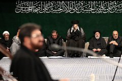 آخرین شب مراسم عزاداری حضرت اباعبدالله الحسین(ع) در حسینیه امام خمینی(ره)