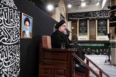 آخرین شب مراسم عزاداری حضرت اباعبدالله الحسین(ع) در حسینیه امام خمینی(ره)