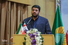 پیر حسین کولیوند، رئیس سازمان اورژانس کشور در اختتامیه دومین دوره مسابقات قرآن اورژانس کشور