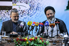 نشست خبری نماینده ولی فقیه و سرپرست حجاج ایرانی و رئیس سازمان حج و زیارت