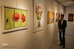 نمایشگاه دست های آبی در گالری مهر هنر